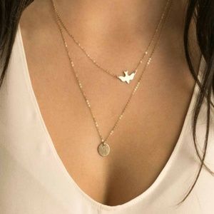 3 for $20 Peace Dove Layered Necklace